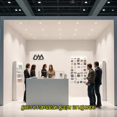 Booth Pameran Baju Situbondo